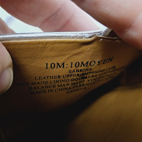 H by HALSTON | Sabrina metallic leather slipon flats mules - Picture 10 of 10